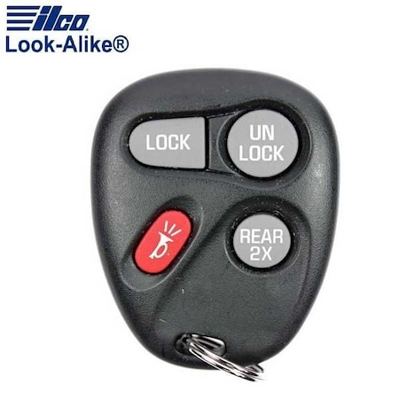 Ilco LAL RKE-GM-4B20 General Motors 4 Button Remote Keyless Entry (KOBUT1BT) ILCO-AX00013910